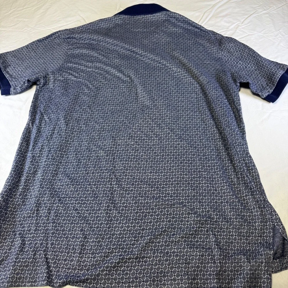 Vintage Polo Ralph Lauren Shirt Geometric All Over Print Men's Large Hong‎ Kong